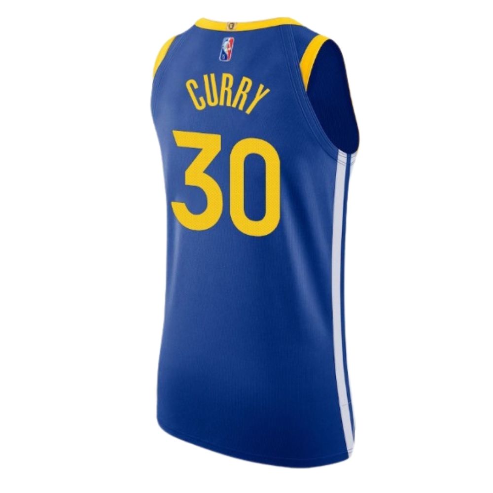 Camiseta azul Icon Edition de los Golden State Warriors (Nike Authentic)