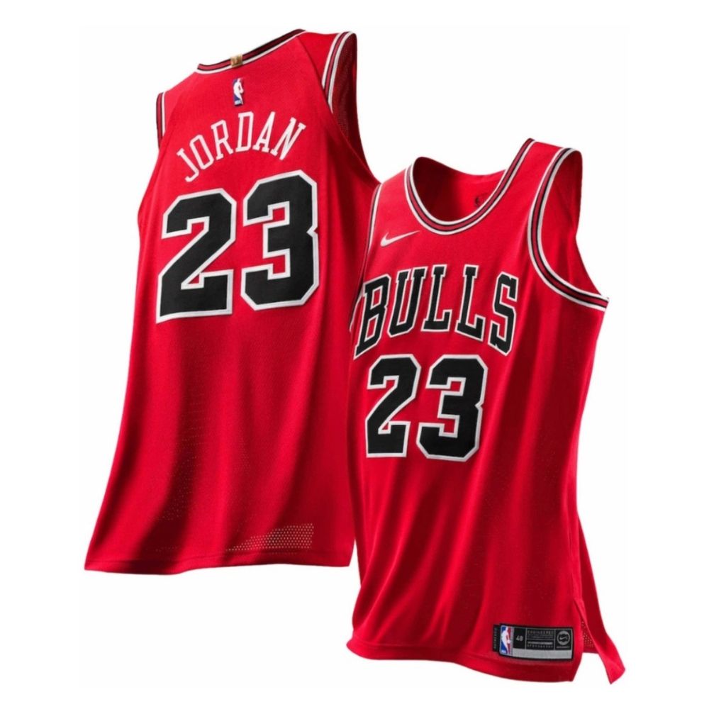 Camiseta roja Icon Edition de los Chicago Bulls (Nike Authentic)